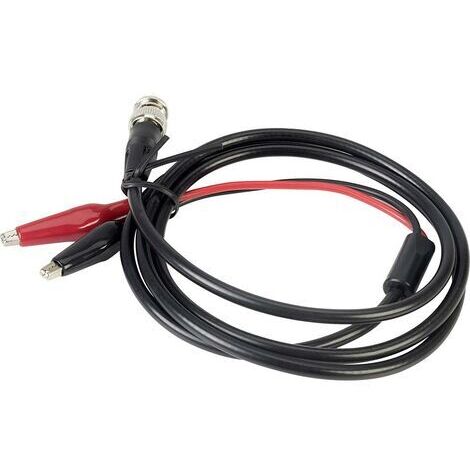 TRU COMPONENTS 16-0315 Cordon de mesure BNC 1.20 m noir, rouge Q762732 (1/3)