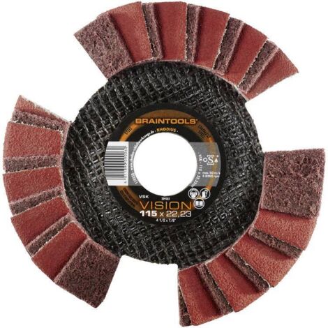 Rhodius Fächerscheibe 115mm P120 - Extrafine Vision Speed Für Präzises Schleifen