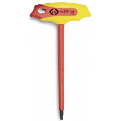 Clé mâle à six pans 4 mm – Certifiée VDE – Acier allié S2 – Poignée ergonomique bi-matière – C.K Magma (1/2)