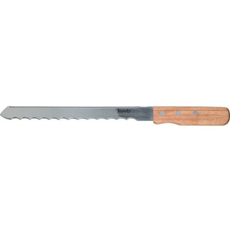 KWB 1463431 COUTEAU 015920 (ROUILLE LIBRE DOUBLE À DÉCOUPER LAME, 270 MM, ONDULÉE ET SCIE À LAME MANCHE EN BOIS VÉRITABLE), 1 PI (1/2)