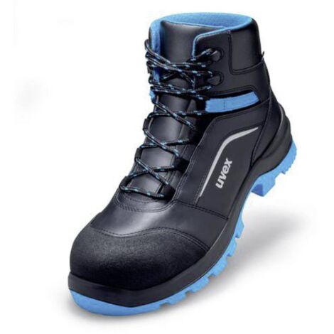uvex 2 xenova® 9556245 antistatique (ESD) Chaussures montantes de sécurité S3 Pointure (EU): 45 noir, bleu 1 paire(s) (1/4)