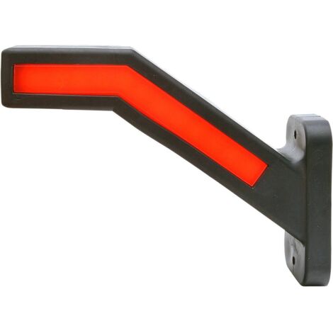 WAS Feu de gabarit extrêmités de câble ouvertes éclairage de marquage, feu de position latéral, gauche 12 V, 24 V rouge (1/5)