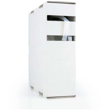 Hongshang 10611 Gaine thermorétractable sans colle transparent 6 mm 2 mm Taux de retreint:3:1 7 m (1/2)
