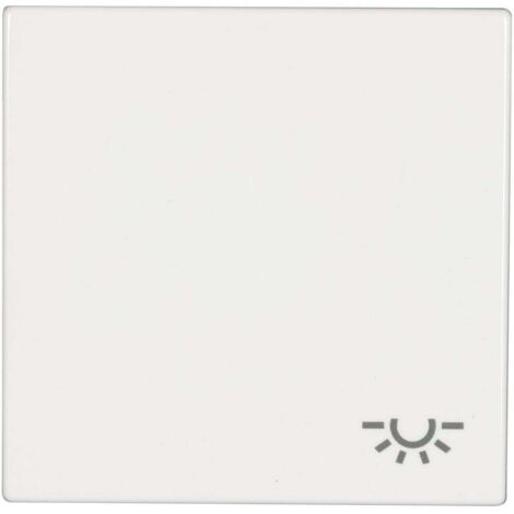 Bascule symbole éclairage Jung LS 990 L WW blanc-alpin (1/3)
