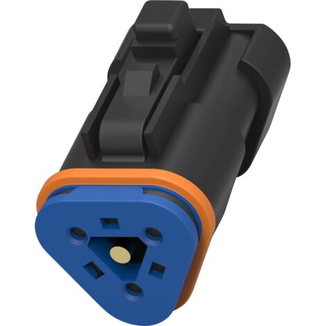 TE Connectivity Boîtier femelle pour câble série DT Nbr total de pôles 3 DT06-3S-PP01 1 pc(s) (1/5)