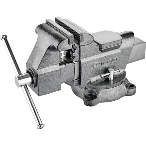 Étau En Croix Pour Perceuse à Colonne - Largeur Mâchoire 150 Mm, Ouverture Max 145 Mm, Fonte, 15 Kg