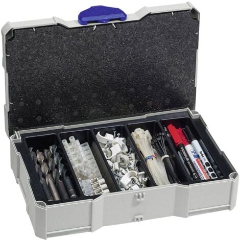 Boîte à outils vide Tanos MINI-systainer® T-Loc I 80590506 plastique ABS (l  x H