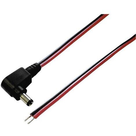 Câble de raccordement basse tension BKL Electronic 075148 DC mâle - extrémité(s) ouverte(s) 5.50 mm 2.10 mm 0.50 m 1 pc (1/2)