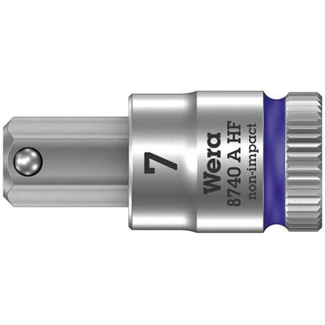 Wera 8740 A 05003341001 6 pans intérieurs Douille-embout 7 mm 1/4 (6.3 mm) (1/5)