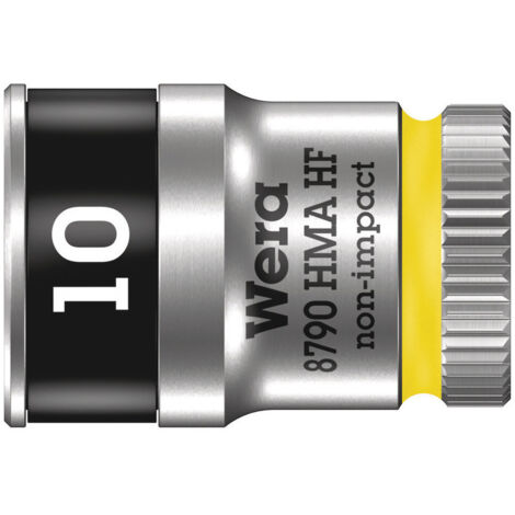 Douille Wera 8790 HMA HF 1/4" 6 pans SW 10 mm longueur 23 mm - 5003725001