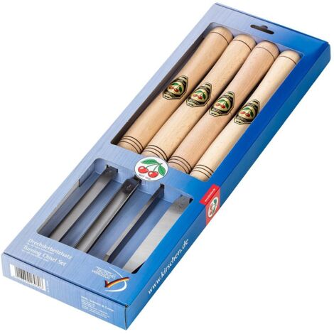 Kirschen 1694000 Burin Drechsel, jeu de burins 4 pièces, ± HRc61, longueur du manche 30 cm