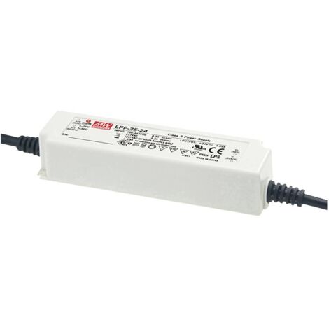 Driver LED Mean Well LPF-25D-36 40 W Tension fixe/courant constant (1/2)