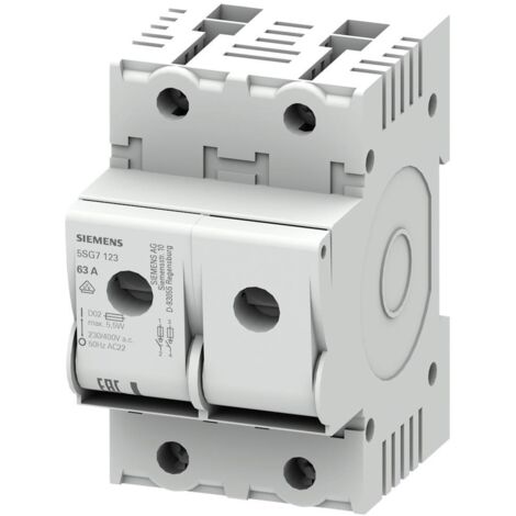 Siemens 5SG7123 Interrupteur-sectionneur Taille du fusible = D02 63 A 400 V 1 pc(s) (1/2)
