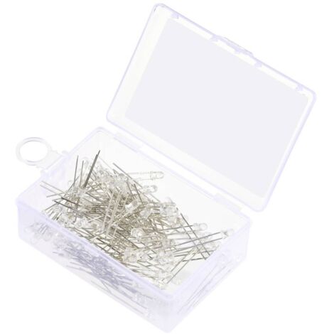 TRU COMPONENTS LED blanc froid rond 3 mm 14400 mcd 30 ° 20 mA 2.7 V, 3.4 V (1/3)