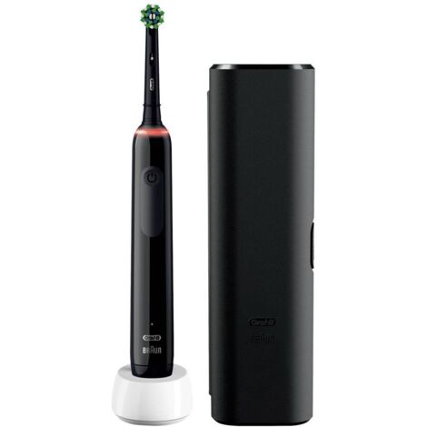 Oral-B Pro 3 3500 black 075991 Brosse à dents électrique rotatif / oscillant / pulsation noir (1/8)