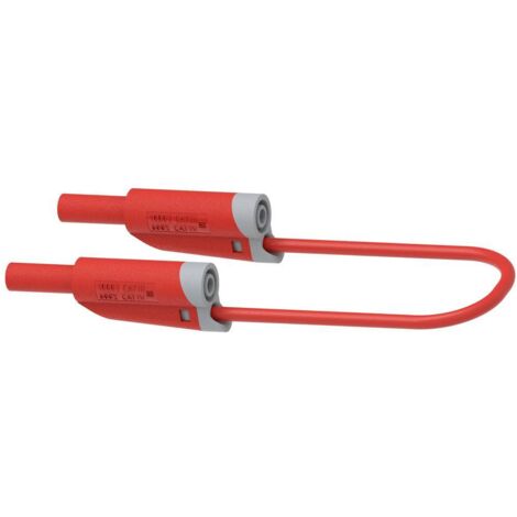 Electro PJP 2710-IEC-CD1-200R Cordon de mesure Banane mâle 4 mm Banane mâle 4 mm 2.00 m rouge 1 pc(s) (1/2)