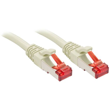 LINDY 47707 RJ45 Câble réseau, câble patch CAT 6 S/FTP 7.50 m gris 1 pc(s)