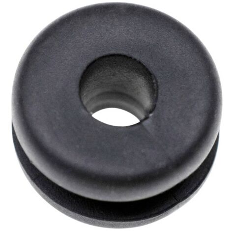 TRU COMPONENTS TC-10820708 Passe-câbles Ø max. des bornes 5 mm Epaisseur de plaque (maxi) 1.5 mm PVC noir 1000 pc(s) (1/2)