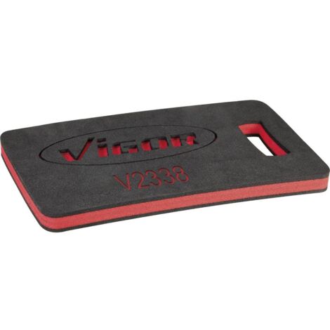 Vigor – Protège genoux V2338 – Mousse synthétique imperméable – Protection articulations – Dimensions 475mm x 235mm x 26mm – 1 pièce - C73250 (1/5)