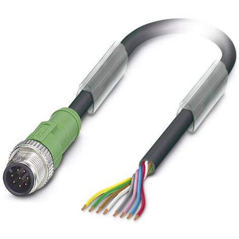 Câble pour capteurs/actionneurs Phoenix Contact SAC-8P-M12MS/ 5,0-PUR 1522516 Contenu: 1 pc(s) (1/3)