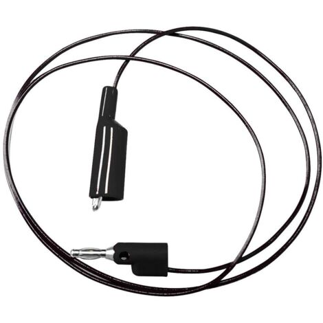 Mueller Electric BU-2030-A-24-0 Cordon de mesure banane mâle 4 mm pince crocodile 0.6 m noir 1 pc(s)