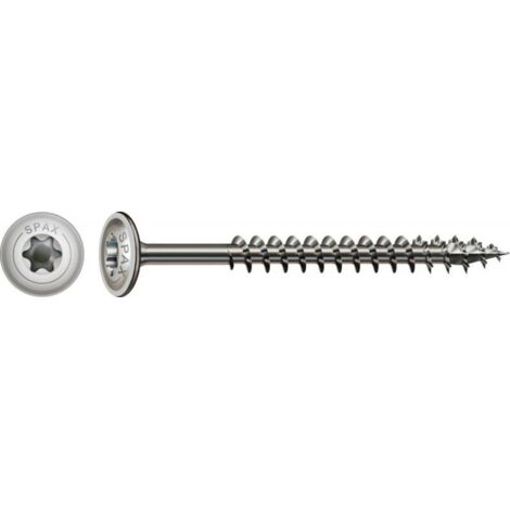SPAX 0257000600805 Vis à bois 6 mm 80 mm T-STAR plus acier inoxydable A2 100 pc(s) V894443 (1/10)