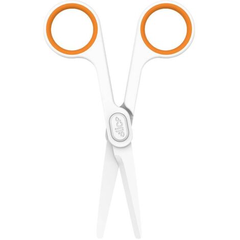 Slice 10544 Ciseaux universels gauchers, droitiers 141 mm blanc, orange A762133 (1/5)