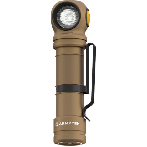 ArmyTek Wizard C2 Pro Max Sand White LED Lampe de poche avec clip ceinture, avec étui à batterie 4000 lm 149 g (1/5)