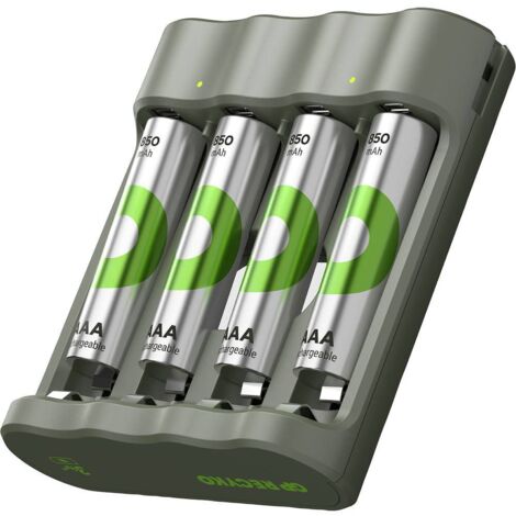 GP B441 Chargeur de piles rondes NiMH LR03 (AAA), LR6 (AA) (1/3)