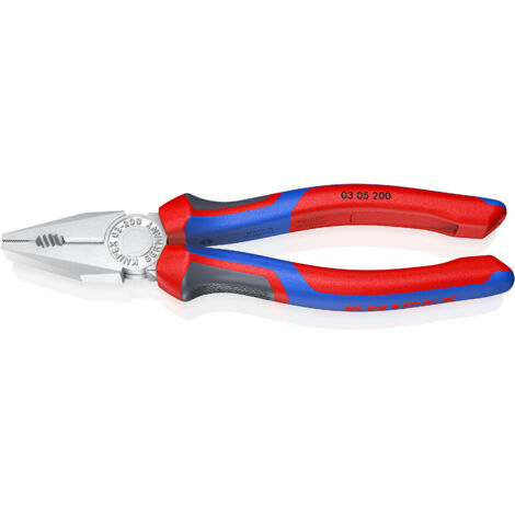 KNIPEX 03 05 200 Pince universelle avec poignées comfortables chromée 200 mm