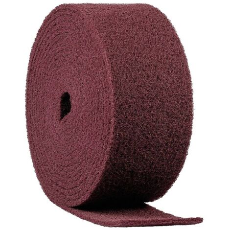 Klingspor – Rouleau abrasif non tissé NRO 400 10 m x 100 mm – Grain fin pour inox, aluminium, acier, bois – Évite l'encrassement