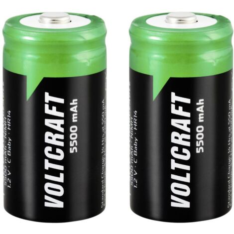 VOLTCRAFT HR14 Pile rechargeable LR14 (C) NiMH 5500 mAh 1.2 V 2 pc(s) S156762 (1/4)