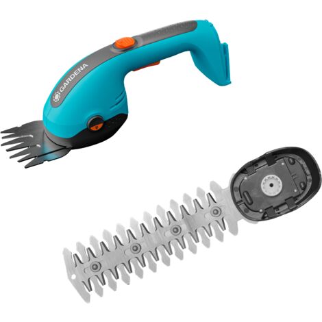 GARDENA Kit Cisaille à gazon + lame taille buissons PowerCut sans batterie. Pour haies et gazon. (14750-55)