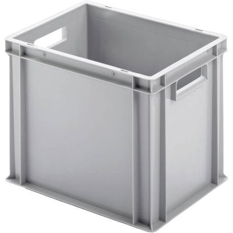 Alutec – Bac de rangement fermé 75044 – Plastique gris – Dimensions 400 x 320 x 300 mm – 1 pièce pour rangement universel - GRIS 1 PC