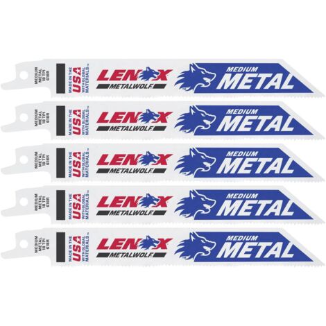 Lenox 20566618R Lame de scie sabre BIM pour applications universelles 152 x 19 x 0,9 mm Longueur lame de scie 152 mm 5