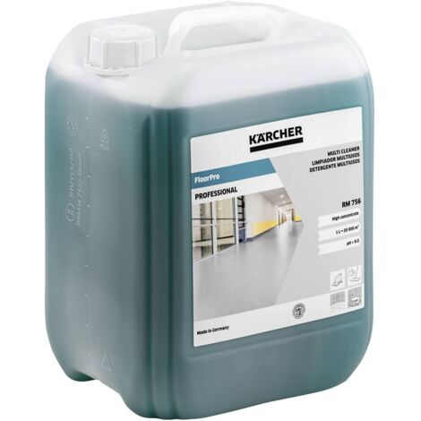 Kärcher – Nettoyant multi FloorPro RM 756 – Pour sols durs et élastiques – Rendement élevé 0,25% à 1% – Puissance de nettoyage élevée