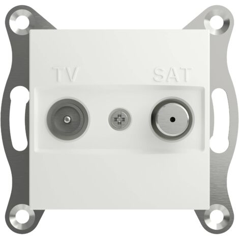 Schneider Electric Prise de passage TV-SAT Asfora blanc (RAL 9003) EPH3470321D 1 pc(s) (1/5)