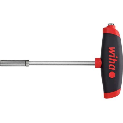 Tournevis porte-embout, magnétique Wiha 01481 1/4 (6.3 mm) 150 mm N/A