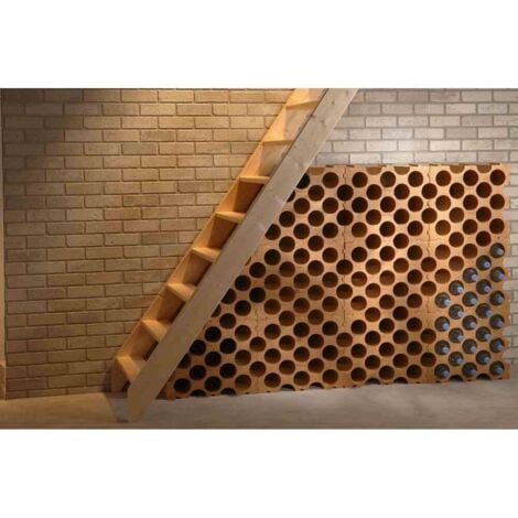 Cubes de bouteilles jusqu'à Ø 92 mm pour 15 bouteilles, Terracotta B229V