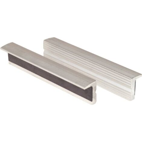 Kstools – Mordaches en aluminium aimantées pour étaux – Longueur 120mm – Maintien optimal des pièces à usiner – Structure fine pour serrage efficace (1/5)