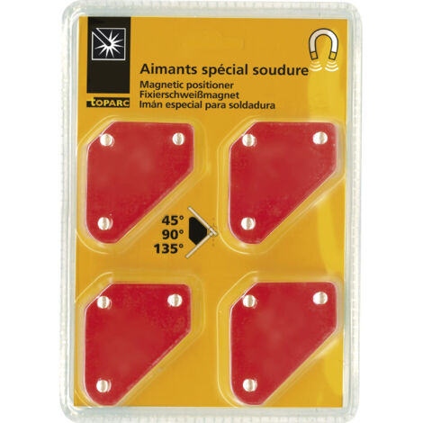 Toparc 044180 Angle de soudure magnétique, 4 V599703