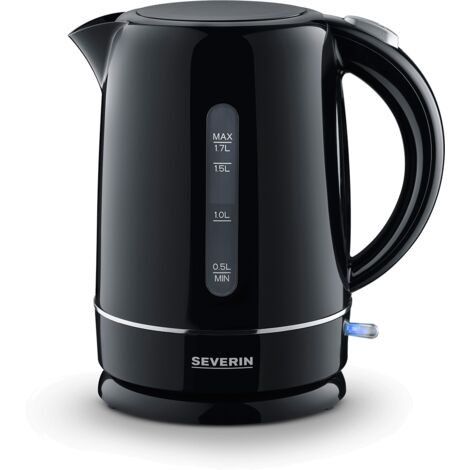 Severin 4322 Bouilloire sans fil, protection contre la surchauffe noir Contenance: 1.7 l
