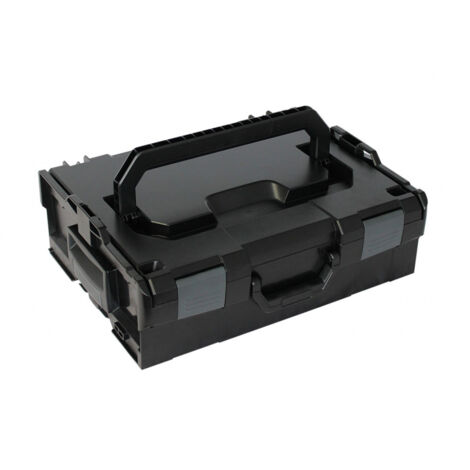 Boîte à outils vide 6100000306 – ABS noir – Dimensions 442 x 357 x 151 mm – Volume 13,3L – Capacité de charge 25 kg – Bs Systems