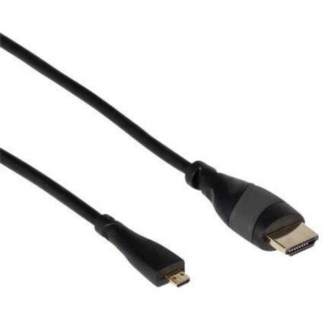 Joy-it Câble HDMI Raspberry Pi [1x HDMI mâle - 1x HDMI mâle C mini] 1 m noir R083702 (1/2)