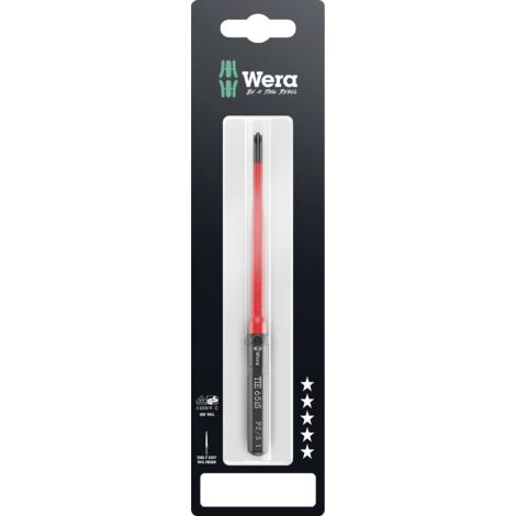 Wera Kraftform Kompakt VDE 65 iS PZ/S 1x157 mm TIE SB pour électricien plus/moins Lame interchangeable 1 mm (1/5)