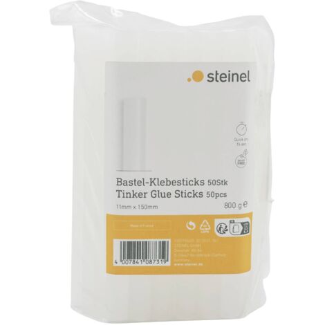 Bâtons De Colle Steinel 11 Mm – Lot De 10, Longueur 250 Mm, Couleur Assortie
