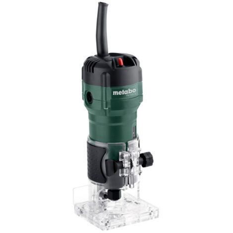 Metabo – Affleureuse à une main 500 W – Moteur puissant pour fraisage précis – Vitesse 32000 tr/min – Alésage 6 mm – 601741000