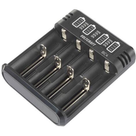 Chargeur de piles rondes Li-ion, NiMH VOLTCRAFT BC4 C358482 (1/6)