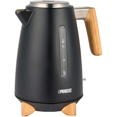 Princess 01.236061.01.001 Bouilloire sans fil, protection contre la surchauffe noir Contenance: 1.7 l (1/5)