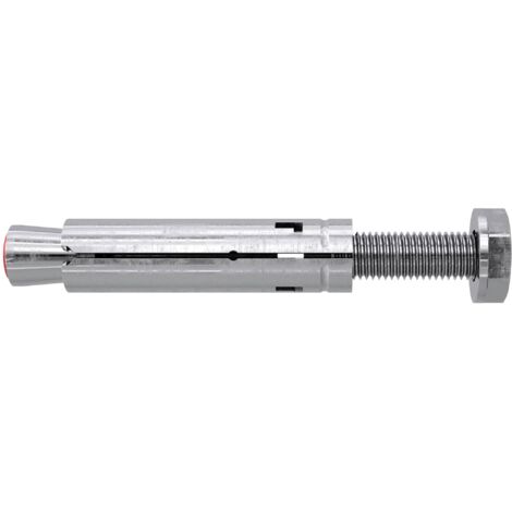 Fischer – Goujon d'assemblage TA M8 S/10 K NV – Ancrage fileté en acier galvanisé pour béton non cerclé – 2 x ancrages et vis 6 pans M8 x 65